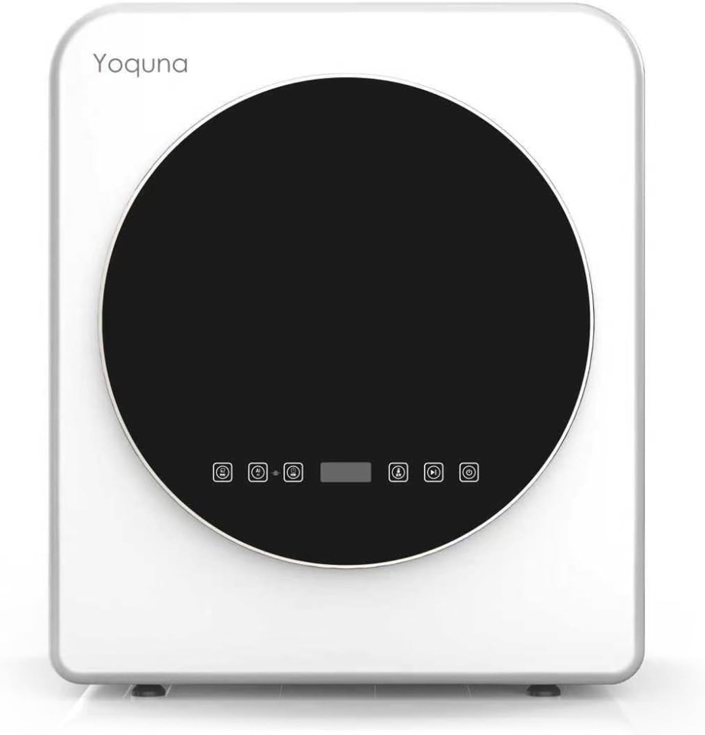 【SNS1000万再生突破】 Yoquna (ヨクナ) シックモデル 衣類乾燥機 容量6kg ホワイト UV照射衣類ケア 高温60℃ 乾燥検知自動停止 GDZ60-6088EX 下部