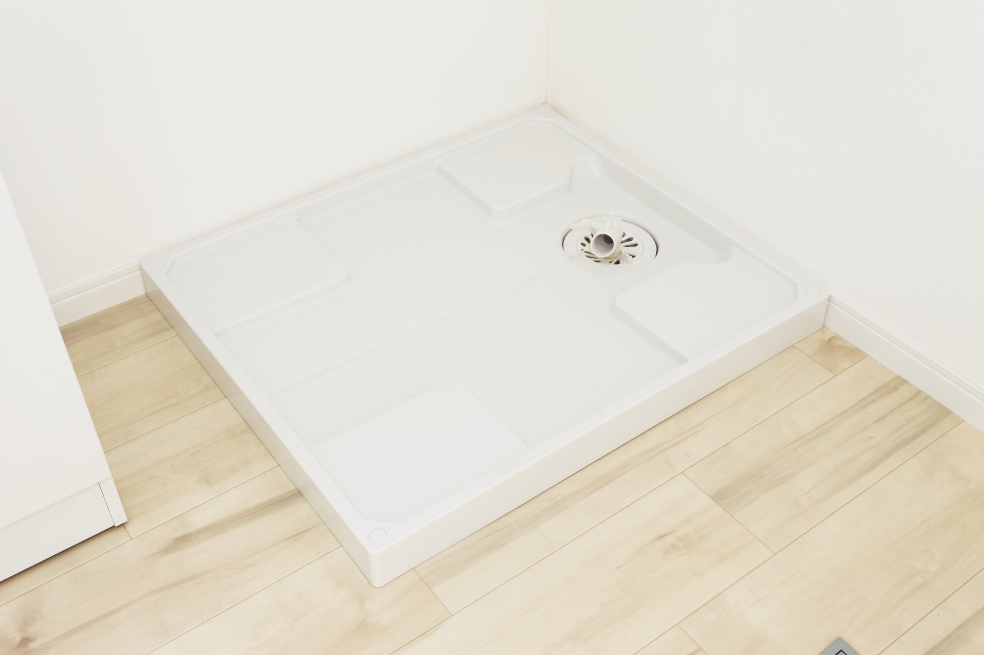 防水パンのサイズは内寸で確認！測り方と640mm対応洗濯機